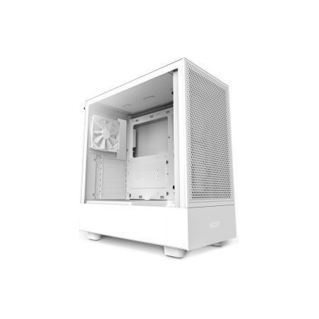 NZXT H series H5 Flow Tower Udvidet ATX Hvid